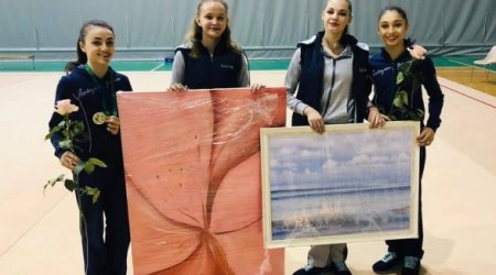 Азербайджанские гимнастки взяли награды и в Риге