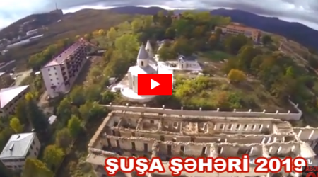 Şuşa şəhərinin Drona çəkilmiş görüntüləri yayılıb – Heç yerdə olmayan görüntülər – VİDEO