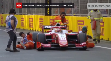 Еще одна авария на Гран-при Азербайджана: болид сбил двух человек