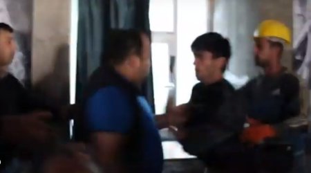 Bakının mərkəzində dava: Aləm bir-birinə dəydi - VİDEO