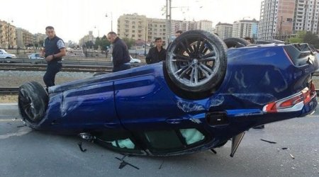 Bakıda 270 min manatlıq BMW aşdı - FOTO