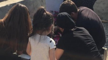 Elinanın 40 mərasimi keçirildi: Məzarı ziyarət edildi - FOTOLAR