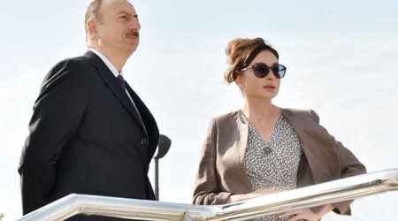 Prezident və Birinci xanım Bakıda 20 hektarlıq parkın açılışında (FOTO, YENİLƏNİB)