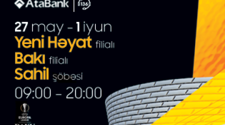 On the occasion of UEFA Final match AtaBank to serve intensively