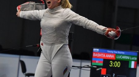 Представительница Азербайджана стала чемпионкой Европы по фехтованию