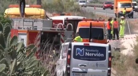 Məşhur futbolçunun öldüyü qəzadan görüntülər - Video