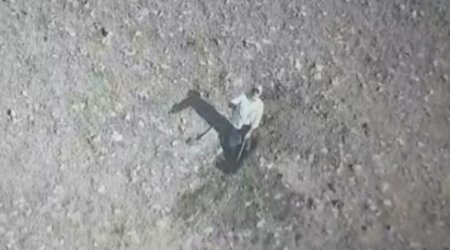 Polis dronla çəkiliş edərkən qəribə mənzərə ilə qarşılaşdı - FOTOLAR