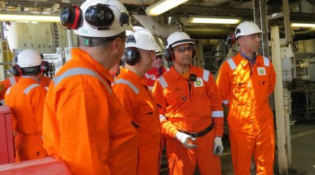 Energetika naziri “Mərkəzi Azəri” platformasında olub