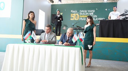 Azərbaycandakı pivə zavodu 50 illik yubileyini qeyd etdi (FOTOLAR)