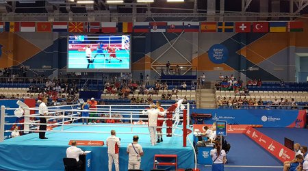 Азербайджанский боксер начал Европейские игры с победы