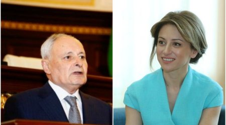 Oqtay Şirəliyevin nəvəsi yaşında olan yeni gürcü həmkarı — FOTOLAR