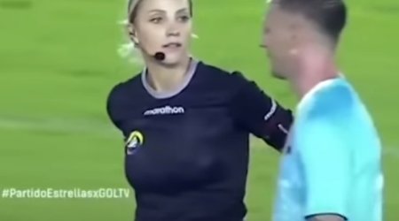 Futbolçu ilə zarafat etdi, bir anda məşhurlaşdı - VİDEO