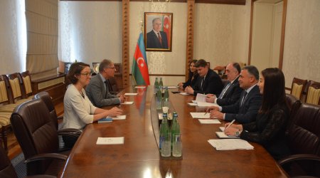 Azerbaijani FM receives incoming German ambassador (PHOTO)