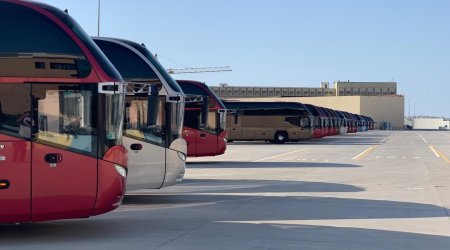 140 buses, 38 minibuses transporting guests, athletes to EYOF Baku 2019 sports facilities (PHOTO)