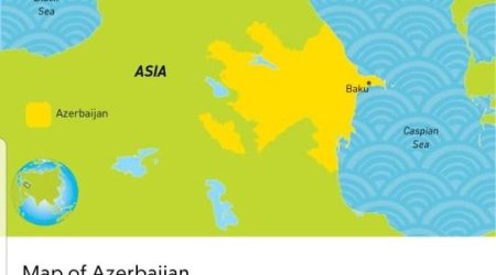 Distorted Azerbaijani map corrected on website of National Geographic (PHOTO)