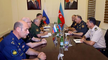Delegation of Russian Defense Ministry on working visit in Azerbaijan (PHOTO)