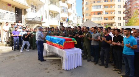 Farewell ceremony for military pilot Rashad Atakishiyev takes place - PHOTO