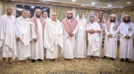 Mirşahin Şeyxlə Məkkə ziyarətinə getdi — FOTOLAR