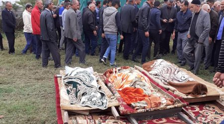 Cəmi 2 ay əvvəl evlənmişdilər -ailənin 5 üzvü dəfn olundu + FOTOLAR