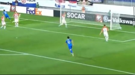 Millimizin Xorvatiya ilə oyunda bərabərlik qolu - VİDEO