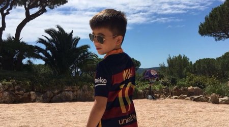 İlham Əliyevin nəvəsi ulduz futbolçu ilə bir arada - FOTO