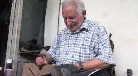 85 yaşlı pinəçinin Almaniyadan alınmış 65 illik yol yoldaşı - VİDEO