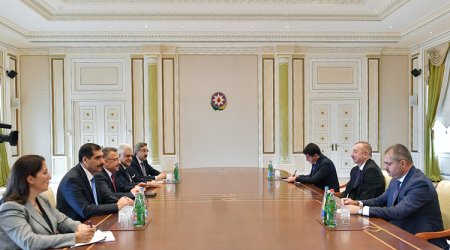 Prezident İlham Əliyev Türkiyənin Vitse-prezidentini qəbul edib