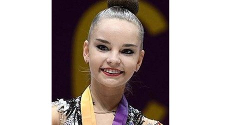 Dina Averina becomes first at 37th World Championships in Baku in exercise with ribbon