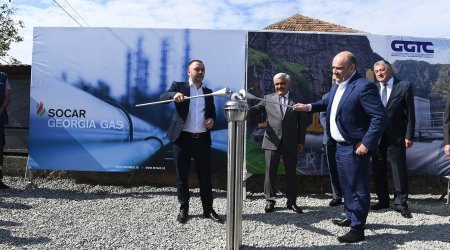 SOCAR Gürcüstanda  azərbaycanlılar yaşayan kəndə qaz verdi