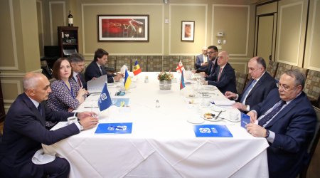 Elmar Mammadyarov attended a meeting of GUAM foreign ministers (PHOTO)