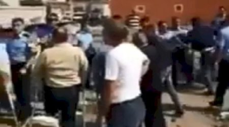 SOCAR əməkdaşları ilə Qarabağ əlilləri arasında kütləvi dava – VİDEO - 18+