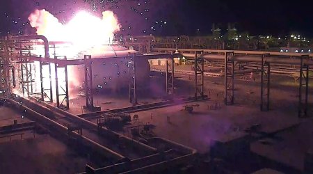 Bütün dünyanı heyrətə gətirən hücumun  görüntüləri - VİDEO