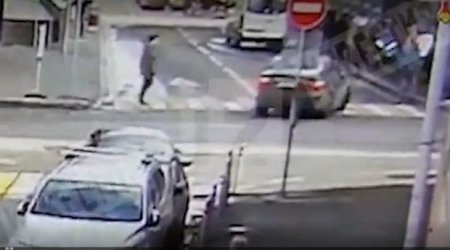 Moskvada polkovnikin öldürülmə anı - VİDEO