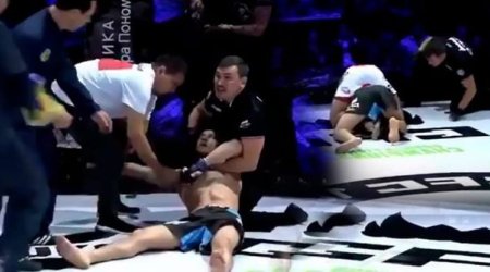 Erməni idmançı türkiyəli rəqibini boğaraq öldürmək istədi - VİDEO