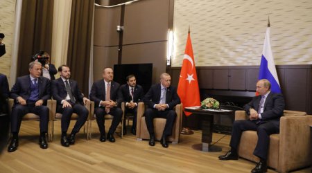 Ərdoğan və Putin Soçidə görüşdü - FOTO