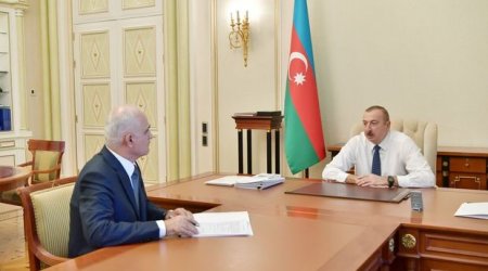 İlham Əliyev Şahin Mustafayevi qəbul etdi
