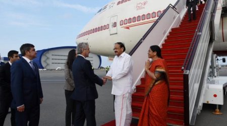 Hindistanın vitse-prezidenti Azərbaycana gəlib