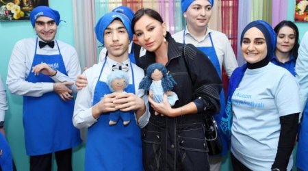 Mehriban Əliyeva Autizm sindromlu uşaqlar üçün reabilitasiya Mərkəzini ziyarət edib - FOTOLAR