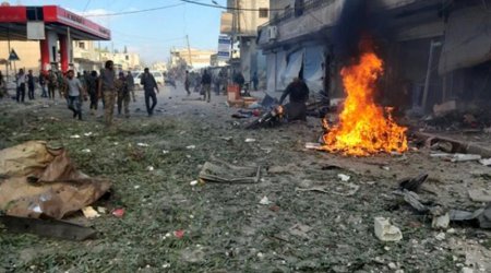 Türkiyə sərhədində DƏHŞƏTLİ HÜCUM: 13 ölü, 20 yaralı - FOTO/VİDEO