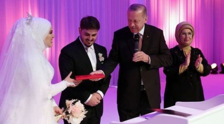 Ərdoğan nikah şahidi oldu - FOTO