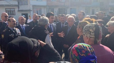 Yeni icra başçısı küçədə sakinlərlə görüşdü