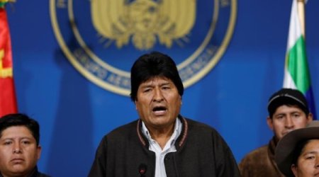 Boliviya prezidenti İSTEFA VERDİ