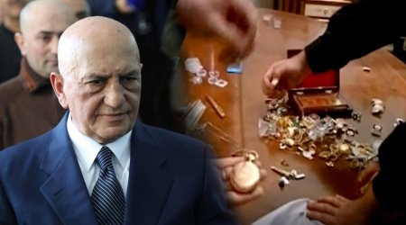 Mirşahin Əli İnsanovun oğurladığı qızılları və milyonları göstərdi — VİDEO