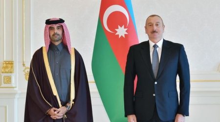 İlham Əliyev yeni səfirləri qəbul edib - FOTO