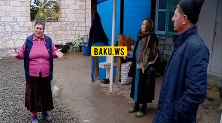 Azərbaycanda şəhid ailəsinin evini yardılar – FOTO