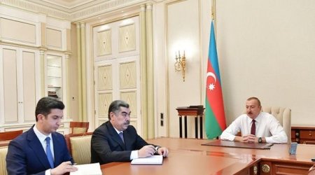 İlham Əliyev yeni təyin etdiyi icra başçıları ilə görüşdü — FOTO