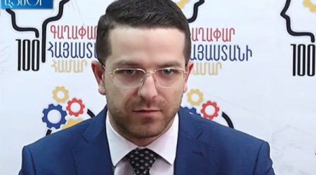 Ermənistanda nazir müavini həbs edildi