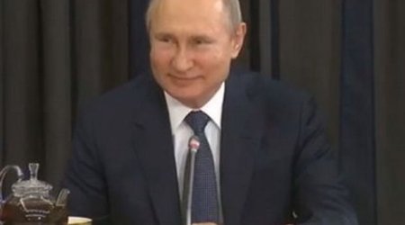 Putin yenə alman dilində danışdı - VİDEO