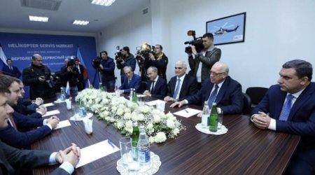 В Азербайджане совместно с Россией создается Сервисный центр по капитальному ремонту и обслуживанию вертолетов