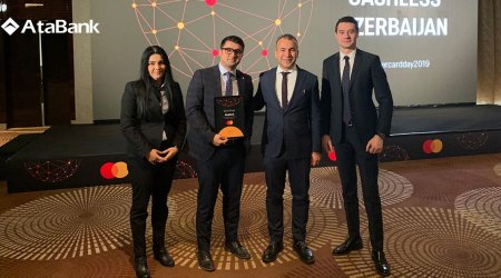 AtaBank OJSC was rewarded by “Mastercard”